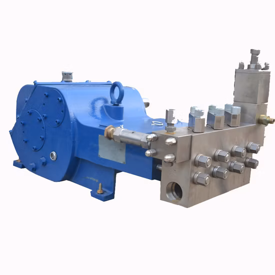 Pompa ad alta pressione Triplex per pulizia fognaria a flusso d'acqua grande da 200 bar