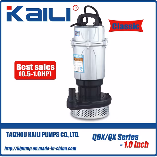 Pompe idrauliche sommergibili elettriche QDX (alloggiamento in alluminio) di alta qualità